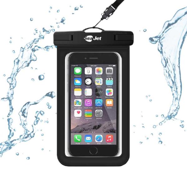 נרתיק צף לטלפון סלולרי עמיד במים עם רצועה